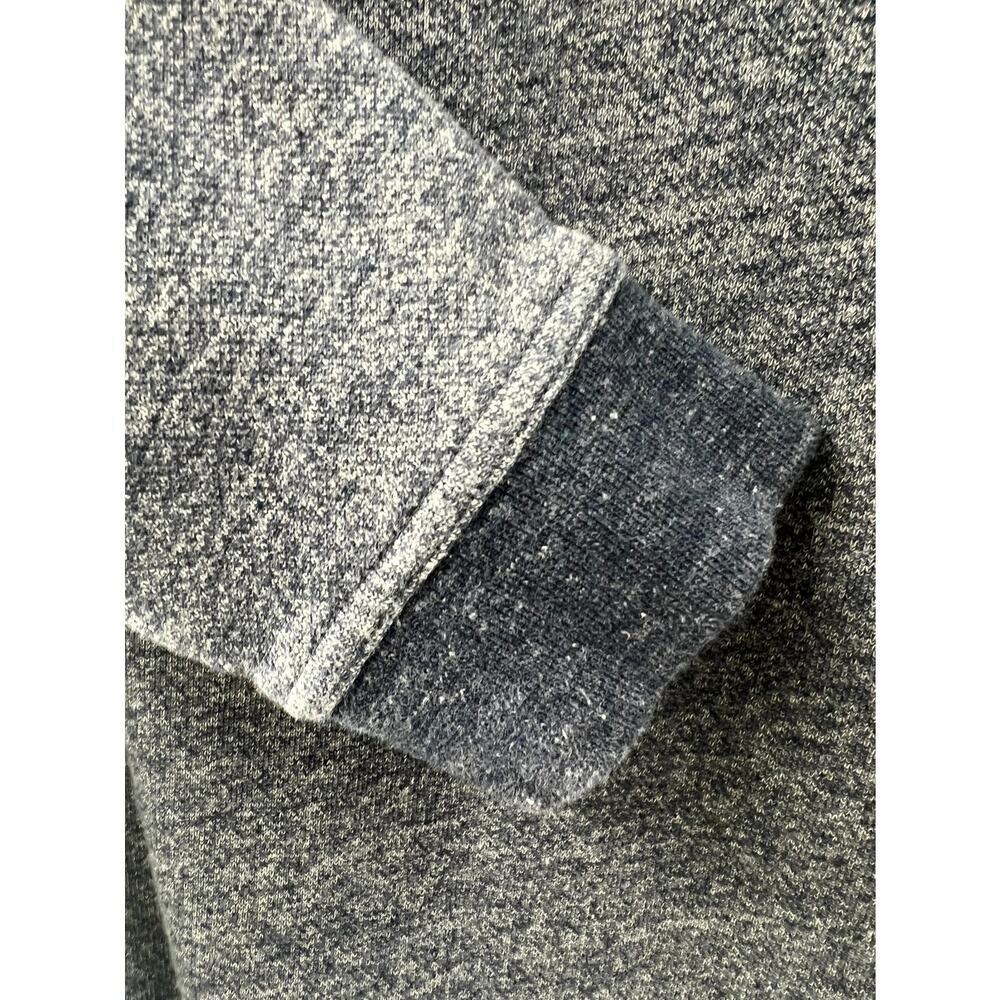 Everlane Women's Blue Heathered Cotton Long Sleeve Pullover Sweatshirt Sz Large - Picture 6 of 8